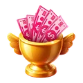 VIP tournaments with increased prize pools icon